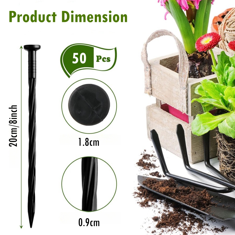 Dry Herb Vaping Accessories - 10 szt. plastikowych kołków ogrodowych 11
