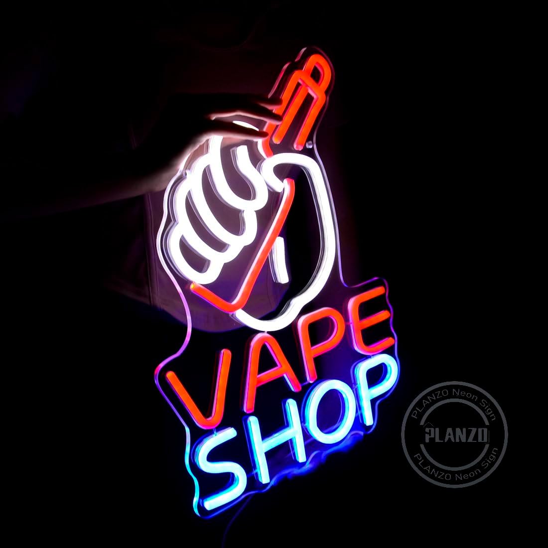 VAPE Shop Neon Sign for Smoke  – Vaping Store recenzja i cena